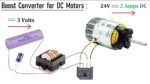 Conversor poderoso de 3v para 24v para motor DC – Circuito conversor de aumento de tensão DC para DC para motores