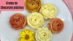 CREME DE CHOCOLATE PLÁSTICO PARA FAZER FLORES FLEXÍVEIS