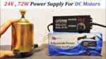 Fonte de alimentação de 9V a 24V para motor DC (ou Carregamento de bateria de 12V UPS) de 220V – AC para conversor DC