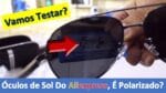 Teste Lente Polarizada Do Óculos VEITHDIA Importado da China
