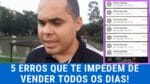 #VLOG 5 ERROS que te impedem de vender na Hotmart como afiliado ou em qualquer negócio online