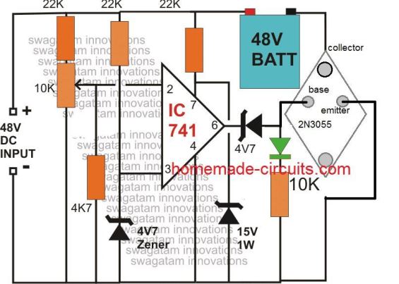 Power Inverter 100 watts usando 2N3055