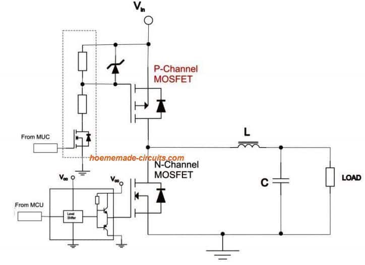 MOSFET de canal P em aplicações de ponte H 12 Ponto de Cargas Não Isolado (POL)