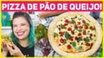 A MELHOR PIZZA DA VIDA! PIZZA com Massa de Pão de Queijo | Receitas de Minuto 473