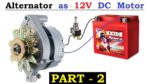 Alternador de carro de 12v 120 amperes convertido em motor DC com alto torque usando o controlador BLDC – Parte 2