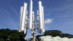 Turbina Eólica Vertical com Cano de PVC versão 3