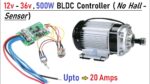 Uau!  Controlador de motor DC sem escova de 12v a 36v 500w – execute motores BLDC sem sensor Hall