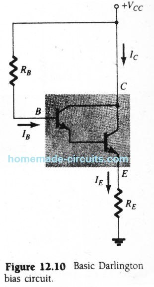 Cálculos do Transistor Darlington 6 Como DC Bias um circuito de transistor Darlington