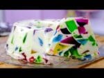 3 INGREDIENTES APENAS, MOSAICO DE GELATINA FÁCIL DE FAZER