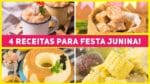 4 RECEITAS de FESTA JUNINA que não podem faltar na sua Quermesse! | Receitas de Minuto