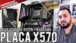A MELHOR placa-mãe X570 para RYZEN 3000 / AORUS, ASUS, MSI e AsRock anunciam seus modelos / Diagrama