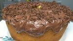 COMO FAZER BOLO DE LIQUIDIFICADOR DE LARANJA COM  COBERTURA DE CHOCOLATE