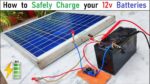 Executar motor 12v 500W DC e carregar bateria de 12v com painel solar de 40W – Carregar com segurança uma bateria UPS de 12v