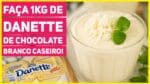 FAÇA 1KG de DANETTE BRANCO com SÓ 10 REAIS! Como Fazer Danette de Chocolate Branco Caseiro