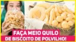 FAÇA MEIO QUILO DE BISCOITO DE POLVILHO GASTANDO POUCO DINHEIRO! Receita Completa | Me Ajuda Gi 55