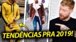 INVERNO 2019 Moda Masculina: Quais são as principais TENDÊNCIAS pra estação?