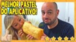 PROVAMOS O PASTEL MELHOR AVALIADO DO iFOOD | PASTEL DO TREVO DE BERTIOGA | Provando entrega a domícilio