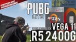 Teste PUBG Lite – R5 2400G / Vega 11 Integrada / 8GB RAM – Full HD Stock e Overclock