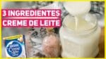 FAÇA CREME DE LEITE CASEIRO COM SÓ 3 INGREDIENTES | MUITO FÁCIL E RÁPIDO | Me Ajuda Gi 58