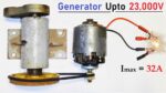 Motor DC de 12V 32 Amps para Gerador de Dínamo Elétrico de 220V – Gerador de Motor de Alta Corrente