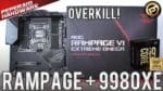 Review placa-mãe ASUS RAMPAGE VI Extreme Omega / Testes I9 9980XE / Quad Channel 3200 Mhz / VRM FLIR