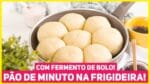 SEM FORNO! PÃO DE MINUTO NA FRIGIDEIRA MUITO FÁCIL! + Receita de Patê de Presunto Caseiro | RM 490