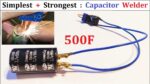 Soldador de ponto de bateria DIY 18650 usando super capacitor 500 Farad
