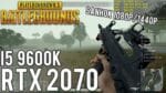 Teste PUBG – I5 9600K / RTX 2070 / 16GB RAM – 1080p 1440p 2160p Ultra