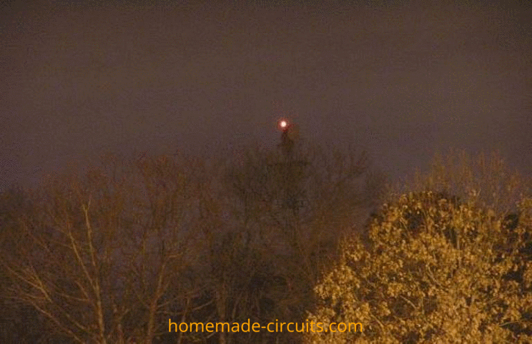 Circuito de Luz de Obstrução LED