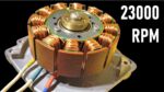 23000 RPM – Reutilize o motor DC de super alta velocidade de 24 V da impressora DEAD – Motores BLDC sem escova