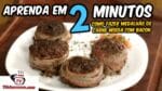 Aprenda em 2 Minutos Como Fazer Medalhão de Carne Moída com Bacon – TvChurrasco