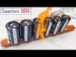 Bateria de 12v ou pacote de supercapacitor de 600 amperes para motor DC – ideia incrível