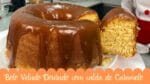BOLO DA VOVÓ – VELUDO DOURADO COM CALDA DE CARAMELO