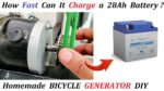 Carregar bateria de 12V usando gerador de bicicleta de 220V – ideia incrível