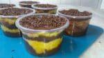 Como fazer bolo no pote  de cenoura  com creme de chocolate