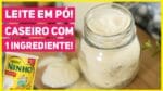FAÇA LEITE EM PÓ CASEIRO COM SÓ 1 INGREDIENTE! Como Fazer Leite Ninho | Receita | Me Ajuda Gi 61