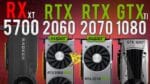 Navi RX 5700 XT Benchmark vs RTX 2060 Super, RTX 2070 Super, RTX 2070, GTX 1080 Ti (1080p / 1440p)