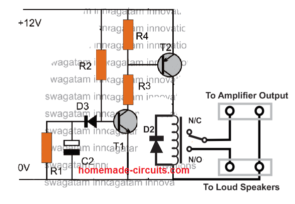 Impedir que o fusível do amplificador queime durante o interruptor de alimentação LIGADO 4 Um circuito de proteção melhor