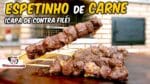 Como Fazer Espetinho de Carne (Capa de Contra Filé) – Tv Churrasco