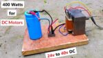 Conversor 24v 400W DC de 220v AC para motor DC – Ideia incrível faça você mesmo