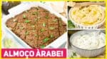 KIBE DE FORNO RECHEADO MAIS FÁCIL DO MUNDO! + Homus Caseiro + Coalhada | Almoço Completo | RM 500
