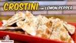 Receita de Crostini com Lemon Pepper na Churrasqueira – Tv Churrasco