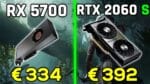 RX 5700 OC VS RTX 2060 SUPER OC (jogos, temperaturas, consumo de energia)