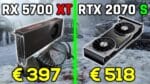 RX 5700 XT OC VS RTX 2070 SUPER OC (Jogos, Temperaturas, Consumo de energia)