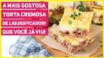 A TORTA DE LIQUIDIFICADOR com massa mais CREMOSA e LEVINHA que você já viu! | Receitas de Minuto 511