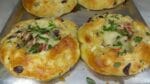 Como fazer salgado tipo galette recheado com queijo e presunto