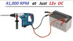 Executar furadeira de 220v com bateria de 12v – inversor barato de 3 KW DC para AC