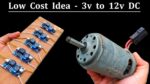 Faça a fonte de alimentação do motor DC 3v a 12v usando o conversor DC Buck Boost XL6009