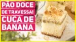 LANCHE DA TARDE MUITO FÁCIL! CUCA DE BANANA COM FAROFA CROCANTE | Receitas de Minuto 510