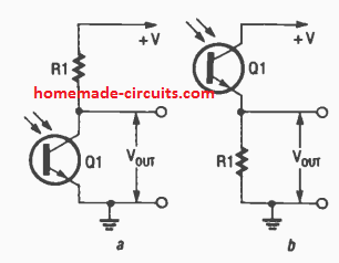 Fotodiodo, Fototransistor - Circuitos de Trabalho e Aplicação 10 Fototransistores